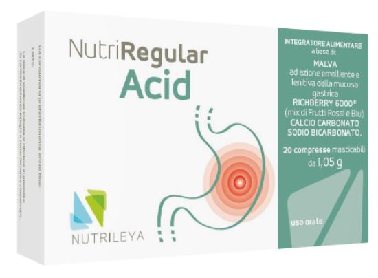 NUTRIREGULAR ACID 20 COMPRESSE MASTICABILI - Luckyfarma.it