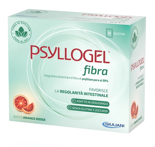 PSYLLOGEL FIBRA ARANCE ROSSE 10 BUSTINE 43 G - Luckyfarma.it