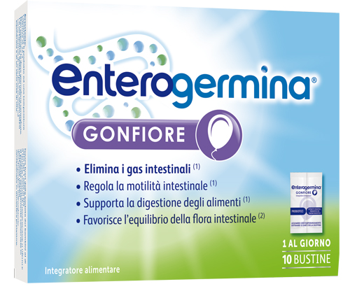 ENTEROGERMINA GONFIORE 10 BUSTINE BIPARTITE - Luckyfarma.it