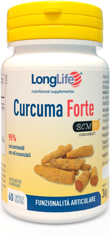 LONGLIFE CURCUMA FORTE 60 CAPSULE VEGETALI - Luckyfarma.it
