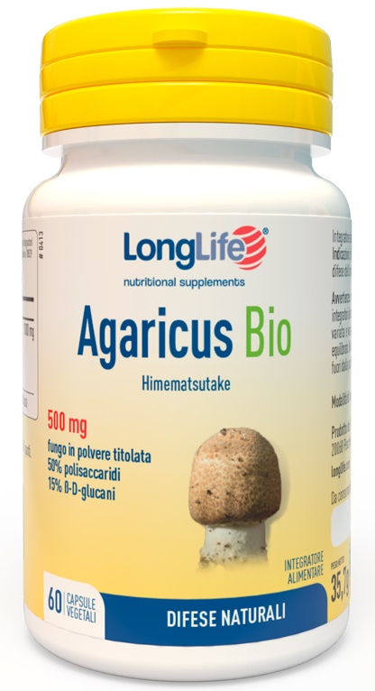 LONGLIFE AGARICUS BIO 60 CAPSULE - Luckyfarma.it