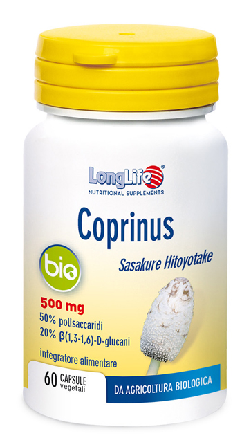 LONGLIFE COPRINUS BIO 60 CAPSULE - Luckyfarma.it