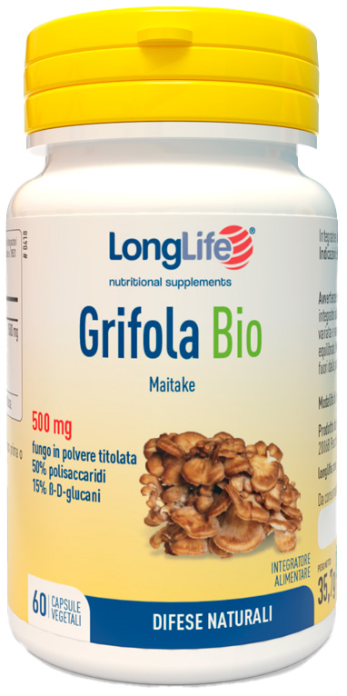 LONGLIFE GRIFOLA BIO 60 CAPSULE - Luckyfarma.it