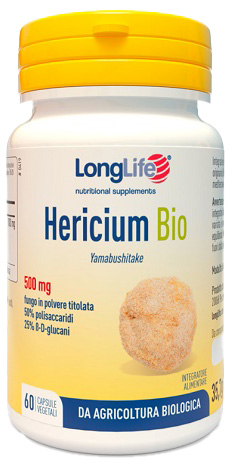 LONGLIFE HERICIUM BIO 60 CAPSULE - Luckyfarma.it