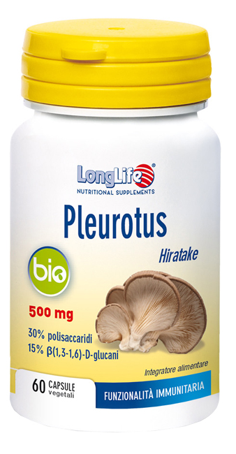 LONGLIFE PLEUROTUS BIO 60 CAPSULE - Luckyfarma.it