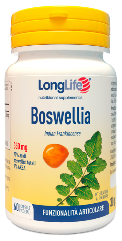 LONGLIFE BOSWELLIA 60 CAPSULE VEGETALI - Luckyfarma.it