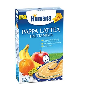 HUMANA PAPPA FRUTTA MISTA 230 G - Luckyfarma.it
