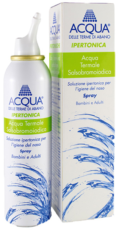 ACQUA DELLE TERME DI ABANO IPERTONICA SPRAY IRRIGAZIONE NASALE 125 ML - Luckyfarma.it