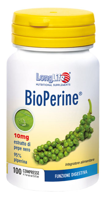 LONGLIFE BIOPERINE 100 COMPRESSE - Luckyfarma.it
