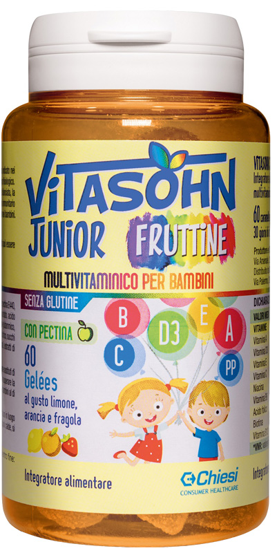 VITASOHN JUNIOR FRUTTINE 60 CARAMELLE - Luckyfarma.it