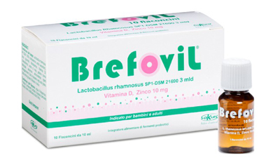 BREFOVIL 10 FLACONCINI MONODOSE DA 10 ML GUSTO LAMPONE - Luckyfarma.it
