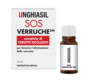 DISPOSITIVO MEDICO PER VERRUCHE IN FLACONE CON PENNELLINO 10 ML + 9 CEROTTI COPRIVERRUCA - Luckyfarma.it