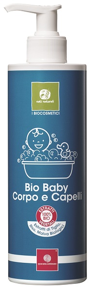 NATI NATURALI BIO BABY CORPO E CAPELLI 2 IN 1 400 ML - Luckyfarma.it