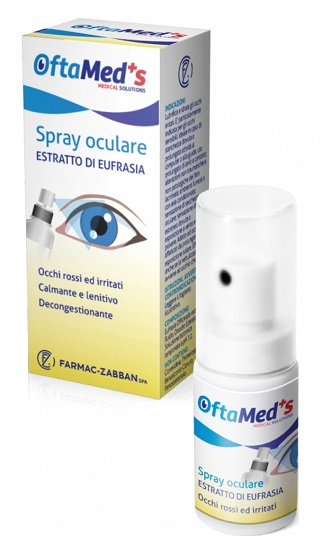 OFTAMED'S SPRAY OCULARE OCCHI ROSSI E IRRITATI ESTRATTO EUFRASIA 10 ML - Luckyfarma.it