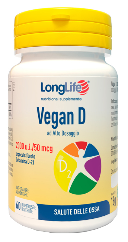 LONGLIFE VEGAN D 60 COMPRESSE - Luckyfarma.it