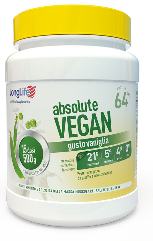 LONGLIFE ABSOLUTE VEGAN 500 G - Luckyfarma.it