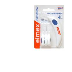 ELMEX INTERDENTAL SCOVOLINO INTERDENTALE 4 MM 6 TESTINE + MANICO - Luckyfarma.it