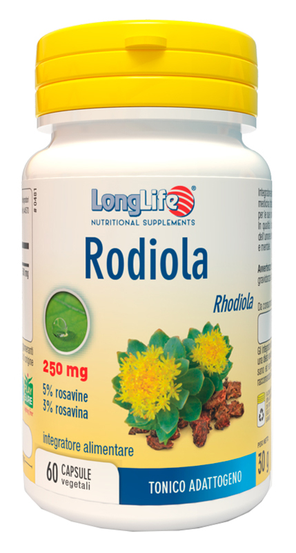 LONGLIFE RODIOLA 60 CAPSULE VEGETALI - Luckyfarma.it