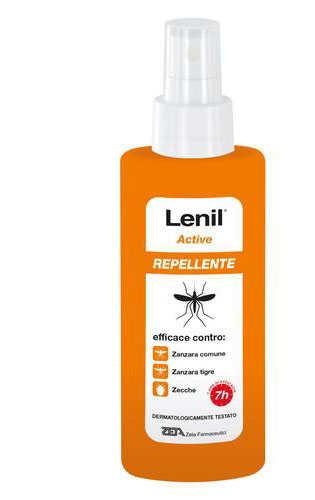 LENIL ACTIVE SPRAY SOLUZIONE ANTIZANZARA IN FLACONE + POMPA SPRAY 100 ML - Luckyfarma.it