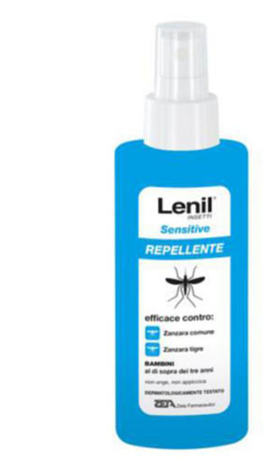LENIL INSETTI SENSITIVE EMULSIONE ANTIZANZARA IN FLACONE + POMPA DISPENSER 100 ML - Luckyfarma.it