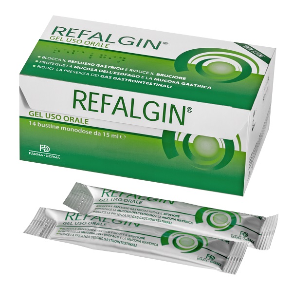 REFALGIN GEL OROSOLUBILE ANTIREFLUSSO 14 BUSTINE 15 ML - Luckyfarma.it