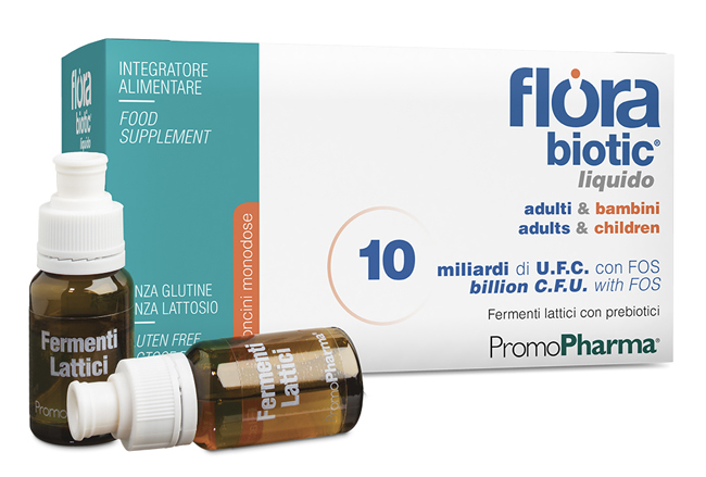 FLORA LIQUIDO ADULTI & BAMBINI 10 FLACONCINI X 10 ML - Luckyfarma.it
