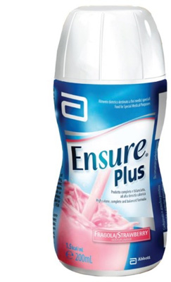 ENSURE PLUS FRAGOLA 4 BOTTIGLE DA 200 ML - Luckyfarma.it