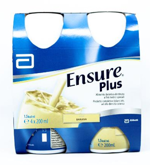 ENSURE PLUS BANANA 4 BOTTIGLIE DA 200 ML - Luckyfarma.it