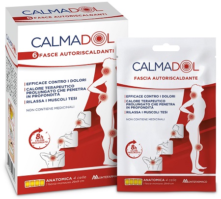 CALMADOL FASCIA RISCALDANTE PACK 6 PEZZI - Luckyfarma.it