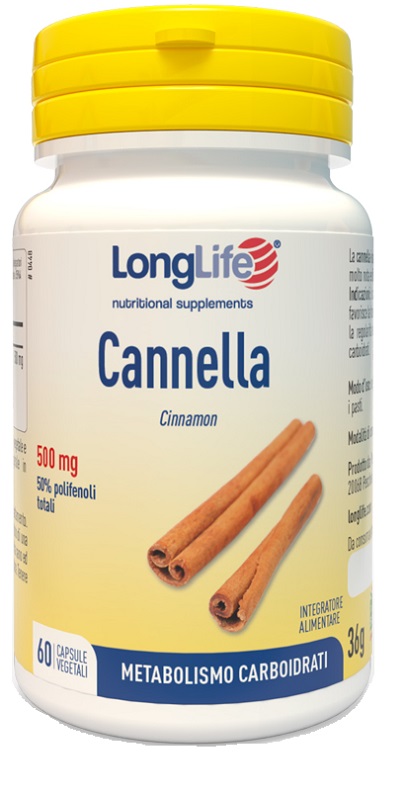 LONGLIFE CANNELLA 60 CAPSULE - Luckyfarma.it