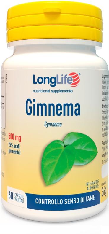 LONGLIFE GIMNEMA 60 CAPSULE VEGETALI - Luckyfarma.it