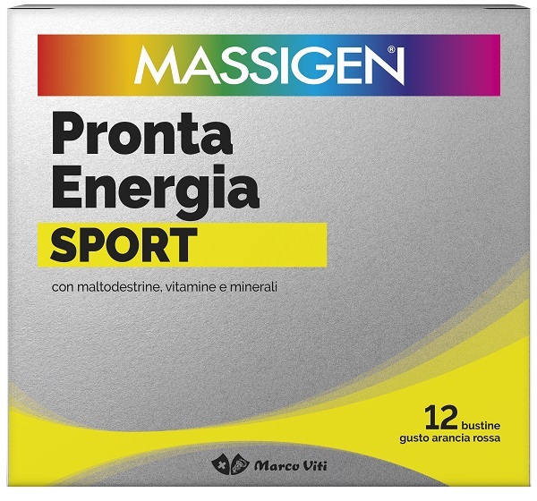 MASSIGEN SPORT PRONTA ENERGIA 12 BUSTINE - Luckyfarma.it