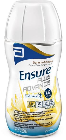 ENSURE PLUS ADVANCE BANANA 4 BOTTIGLIE DA 220 ML - Luckyfarma.it