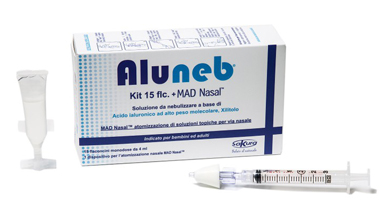 ALUNEB KIT SOLUZIONE ISOTONICA 15 FLACONCINI DA 4 ML + MAD NASAL ATOMIZZATORE - Luckyfarma.it