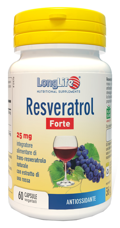 LONGLIFE RESVERATROL FORTE 60 CAPSULE - Luckyfarma.it