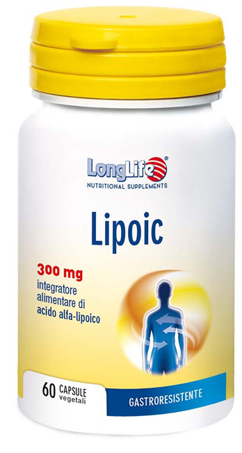 LONGLIFE LIPOIC 60 CAPSULE VEGETALI - Luckyfarma.it