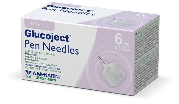 AGO PER PENNA DA INSULINA GLUCOJECT 6 MM GAUGE 32 100 PEZZI - Luckyfarma.it