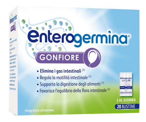 ENTEROGERMINA GONFIORE 20 BUSTINE BIPARTITE - Luckyfarma.it