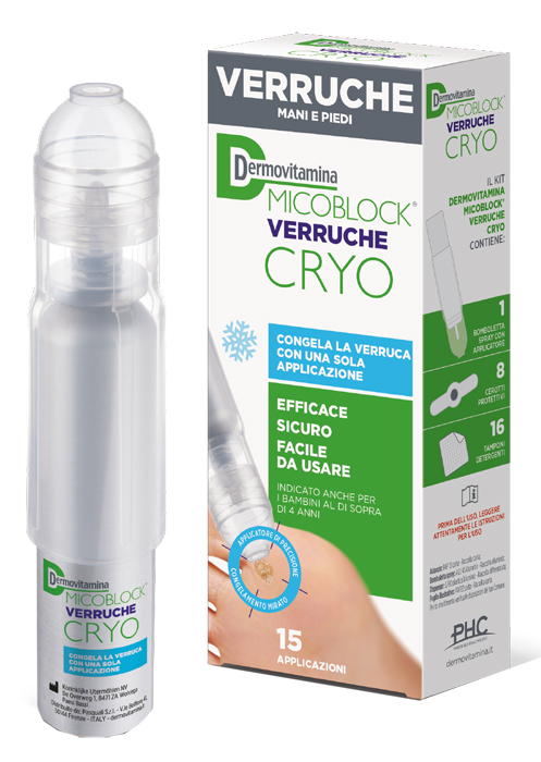 DERMOVITAMINA MICOBLOCK VERRUCHE CRYO SPRAY 38 ML - Luckyfarma.it