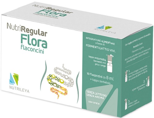 NUTRIREGULAR FLORA 10 FLACONCINI 8 ML - Luckyfarma.it