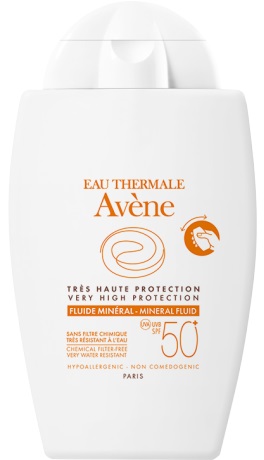 EAU THERMALE AVENE SOLARE FLUIDO MINERALE 50+ 40 ML - Luckyfarma.it