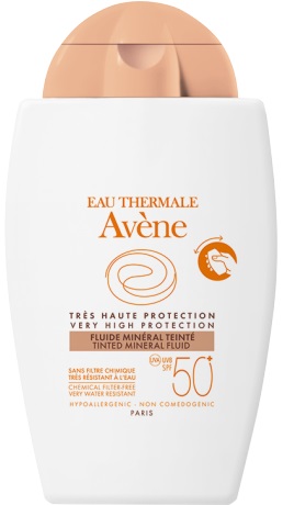 EAU THERMALE AVENE SOLARE FLUIDO MINERALE 50+ COLORATO 40 ML - Luckyfarma.it