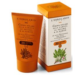 CREMA SOLARE CAROTA SESAMO KARITE SPF30 125 ML - Luckyfarma.it