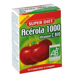 SUPERDIET ACEROLA 1000 VITAMINA C BIO 24 COMPRESSE - Luckyfarma.it