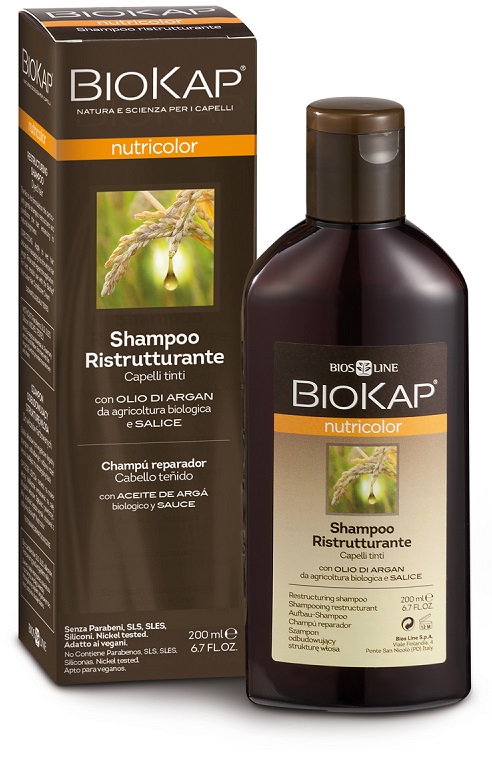 BIOKAP NUTRICOLOR SHAMPOO RISTRUTTURANTE 200 ML - Luckyfarma.it