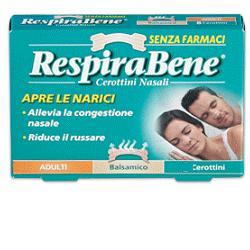 CEROTTO NASALE BALSAMICO ADULTI RESPIRA BENE 10 PEZZI - Luckyfarma.it