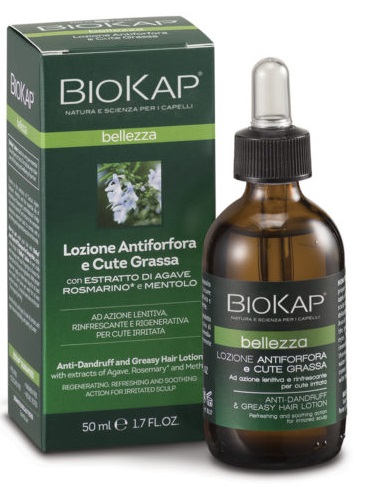 BIOKAP LOZIONE ANTIFORFORA E CUTE GRASSA 50 ML - Luckyfarma.it