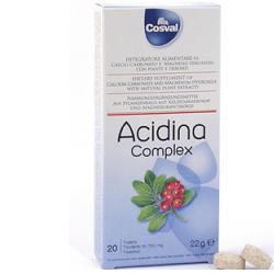 ACIDINA COMPLEX 20 TAVOLETTE - Luckyfarma.it