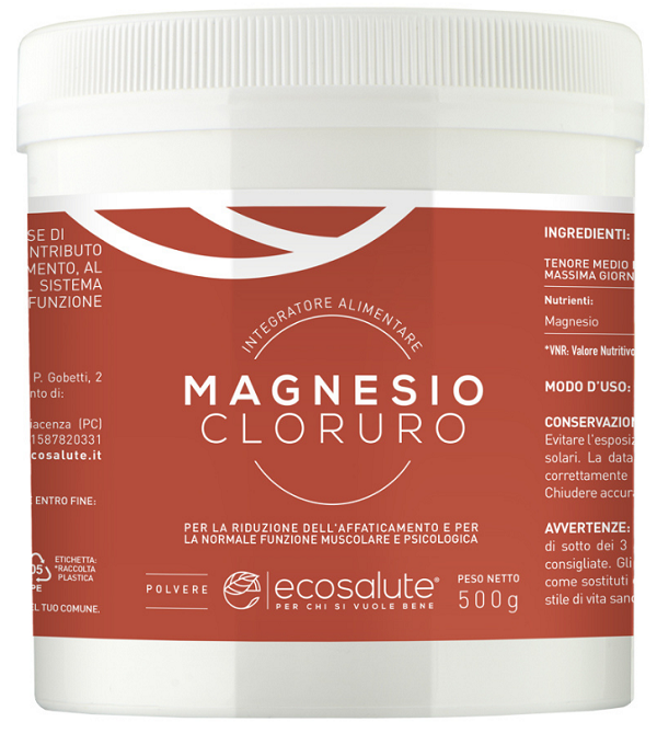 MAGNESIO CLORURO POLVERE 500 G - Luckyfarma.it