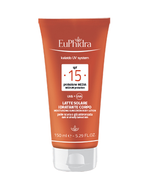 EUPHIDRA KALEIDO UV SYSTEM LATTE SOLARE CORPO 15 - Luckyfarma.it